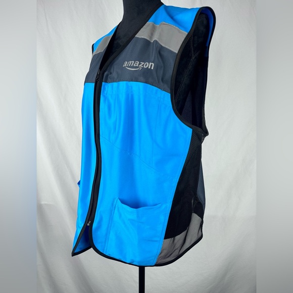Official Amazon Employee Blue and Gray Vest | Size XL - Picture 4 of 7